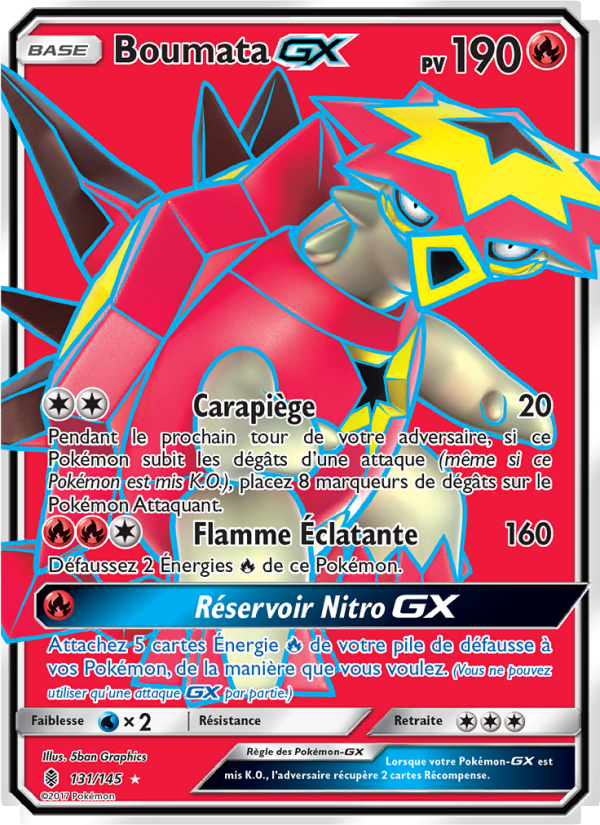 Boumata GX 131 — Gardiens Ascendants (French Pokémon TCG card)