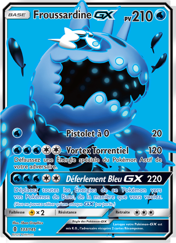 Froussardine GX 133 — Gardiens Ascendants (French Pokémon TCG card)