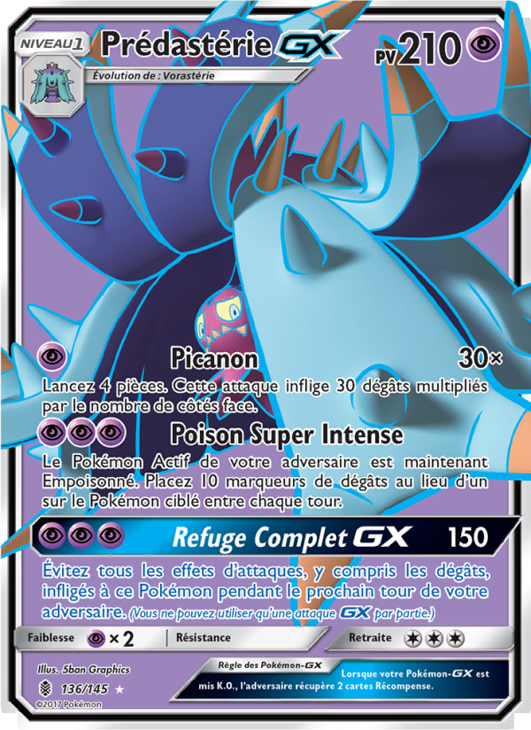 Prédastérie GX 136 — Gardiens Ascendants (French Pokémon TCG card)
