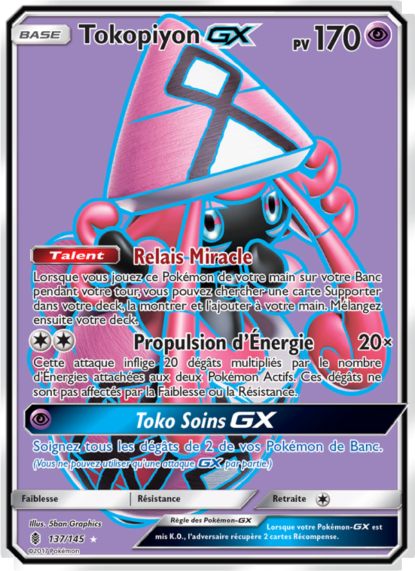 Tokopiyon GX 137 — Gardiens Ascendants (French Pokémon TCG card)