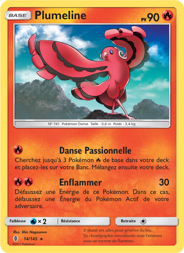 Plumeline 14 — Gardiens Ascendants (French Pokémon TCG card)