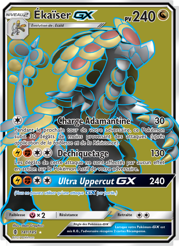 Ékaïser GX 141 — Gardiens Ascendants (French Pokémon TCG card)