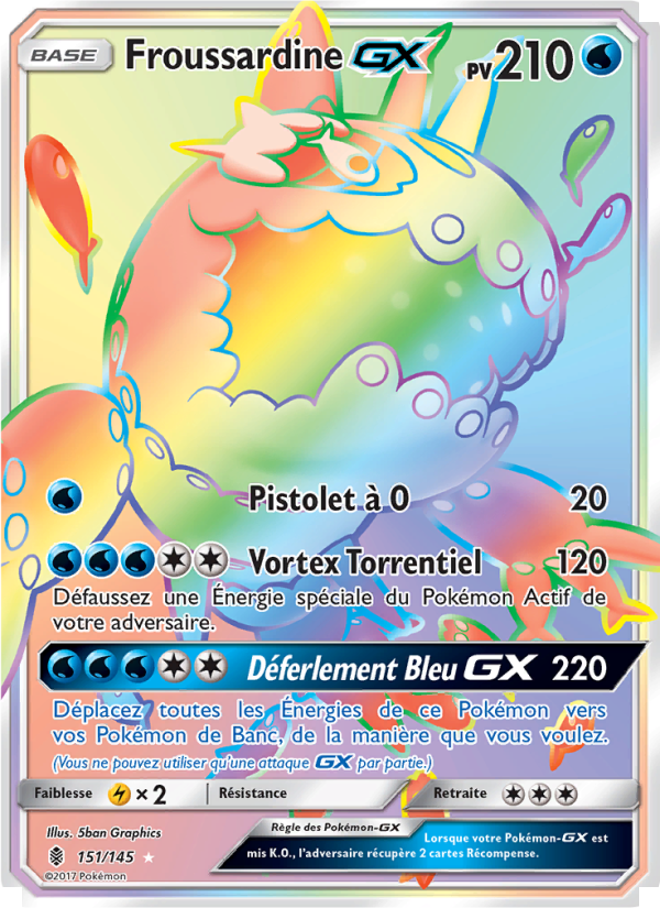 Froussardine GX 151 — Gardiens Ascendants (French Pokémon TCG card)