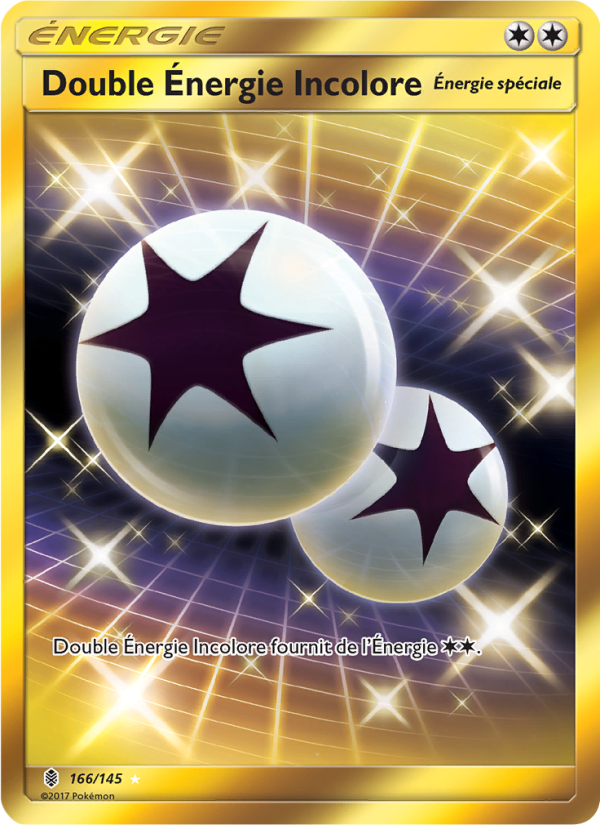 Double Énergie Incolore 166 — Gardiens Ascendants (French Pokémon TCG card)