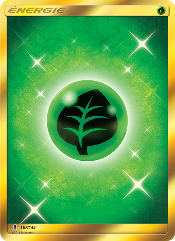 Énergie Plante 167 — Gardiens Ascendants (French Pokémon TCG card)