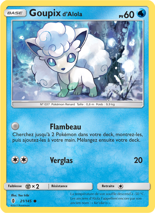 Goupix d’Alola 21 — Gardiens Ascendants (French Pokémon TCG card)