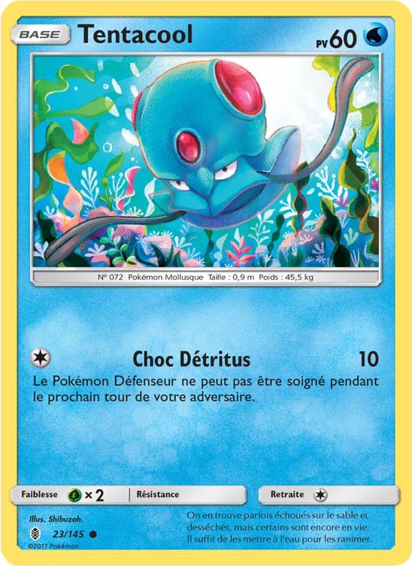 Tentacool 23 — Gardiens Ascendants (French Pokémon TCG card)