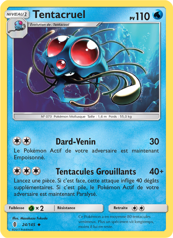 Tentacruel 24 — Gardiens Ascendants (French Pokémon TCG card)
