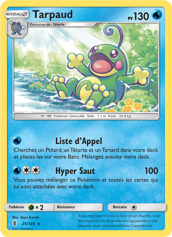 Tarpaud 25 — Gardiens Ascendants (French Pokémon TCG card)