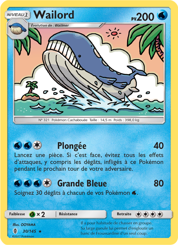 Wailord 30 — Gardiens Ascendants (French Pokémon TCG card)