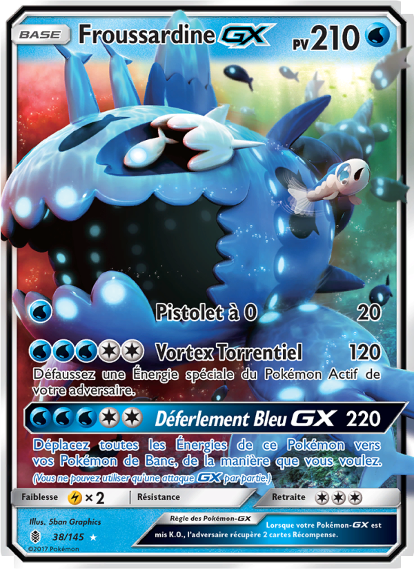 Froussardine GX 38 — Gardiens Ascendants (French Pokémon TCG card)