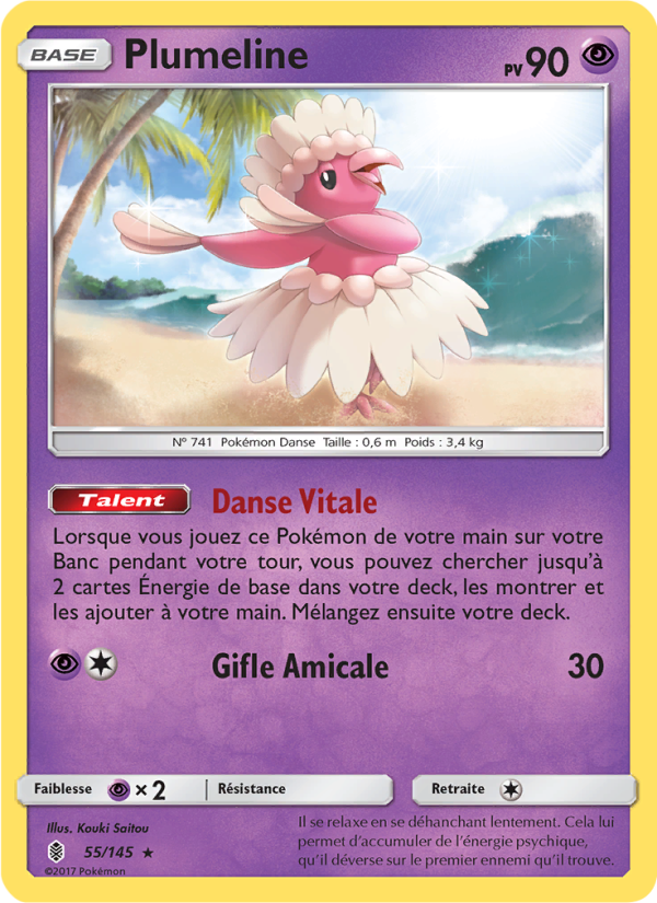 Plumeline 55 — Gardiens Ascendants (French Pokémon TCG card)
