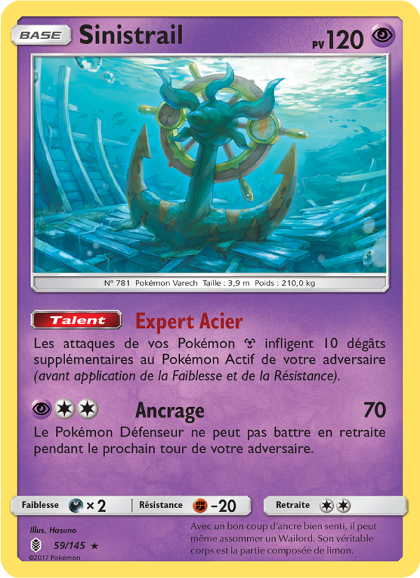 Sinistrail 59 — Gardiens Ascendants (French Pokémon TCG card)