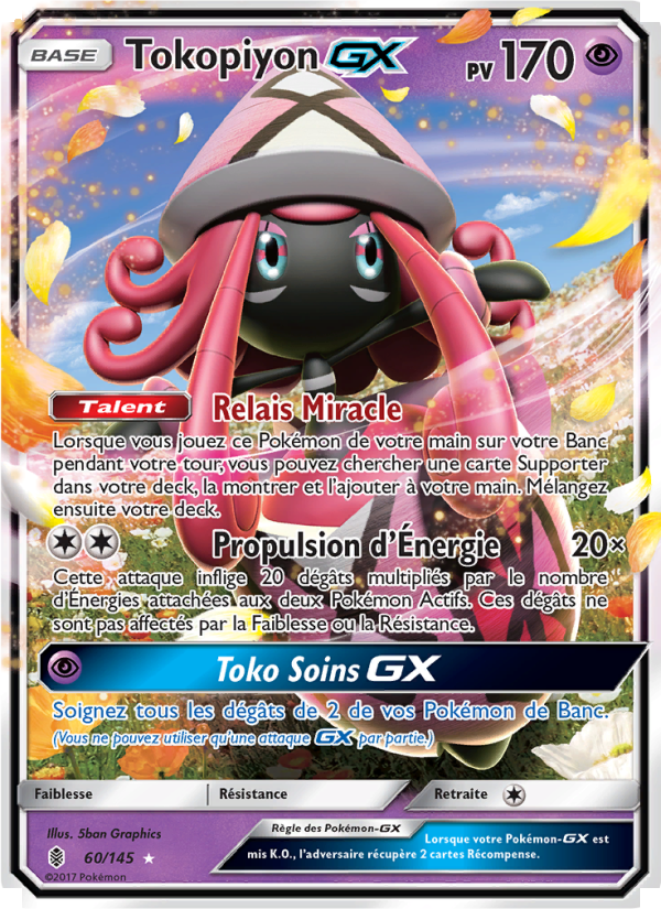 Tokopiyon GX 60 — Gardiens Ascendants (French Pokémon TCG card)
