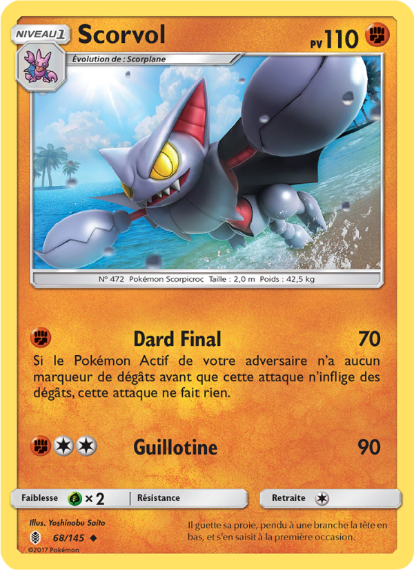 Scorvol 68 — Gardiens Ascendants (French Pokémon TCG card)