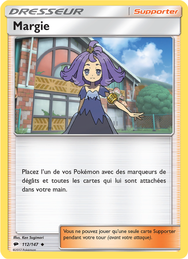 Margie 112 — Ombres Ardentes (French Pokémon TCG card)