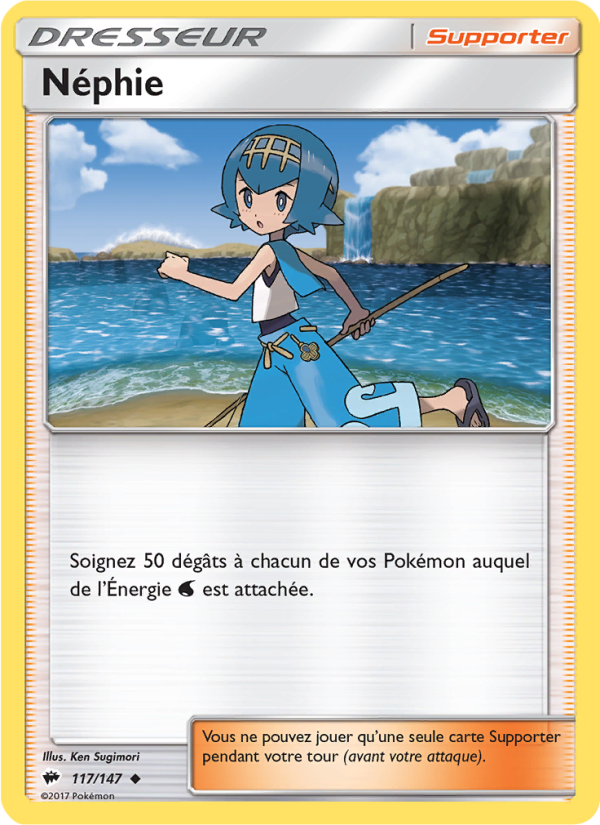Néphie 117 — Ombres Ardentes (French Pokémon TCG card)