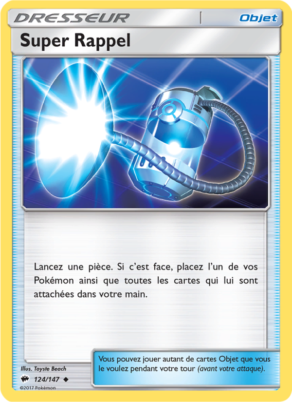 Super Rappel 124 — Ombres Ardentes (French Pokémon TCG card)