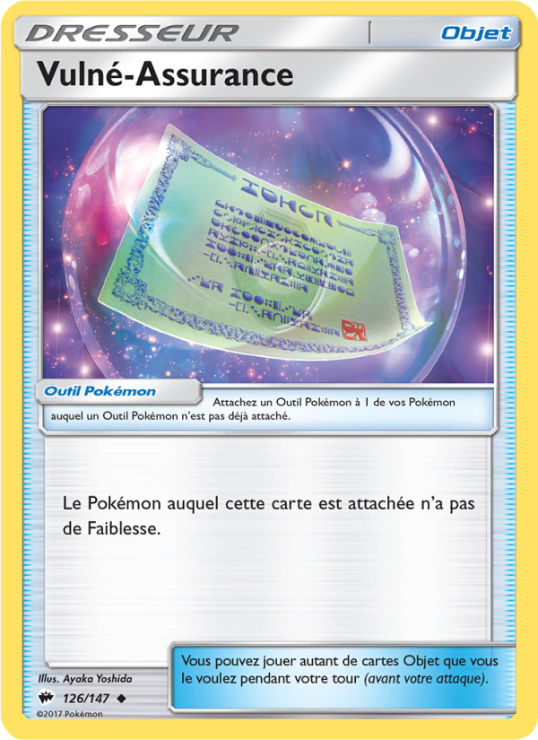 Vulné-Assurance 126 — Ombres Ardentes (French Pokémon TCG card)