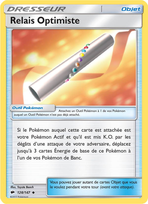 Relais Optimiste 128 — Ombres Ardentes (French Pokémon TCG card)