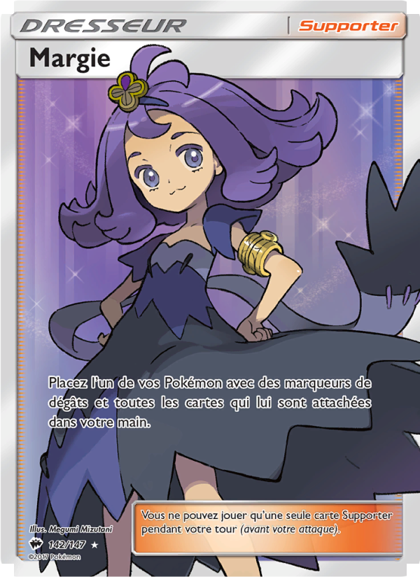 Margie 142 — Ombres Ardentes (French Pokémon TCG card)