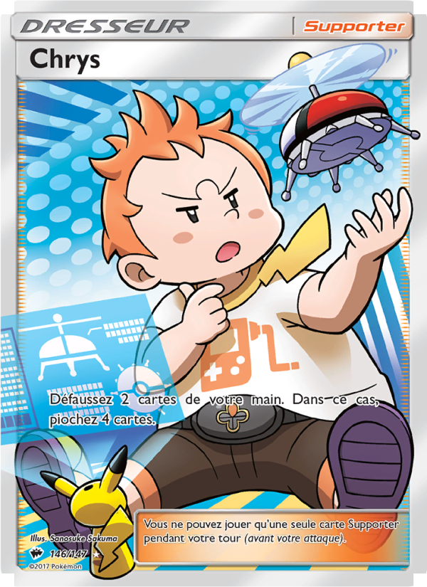 Chrys 146 — Ombres Ardentes (French Pokémon TCG card)