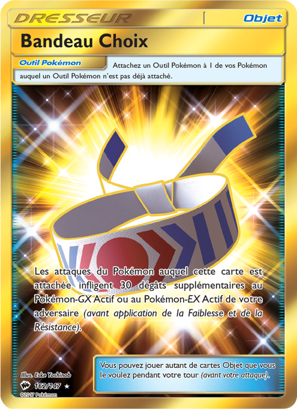 Bandeau Choix 162 — Ombres Ardentes (French Pokémon TCG card)