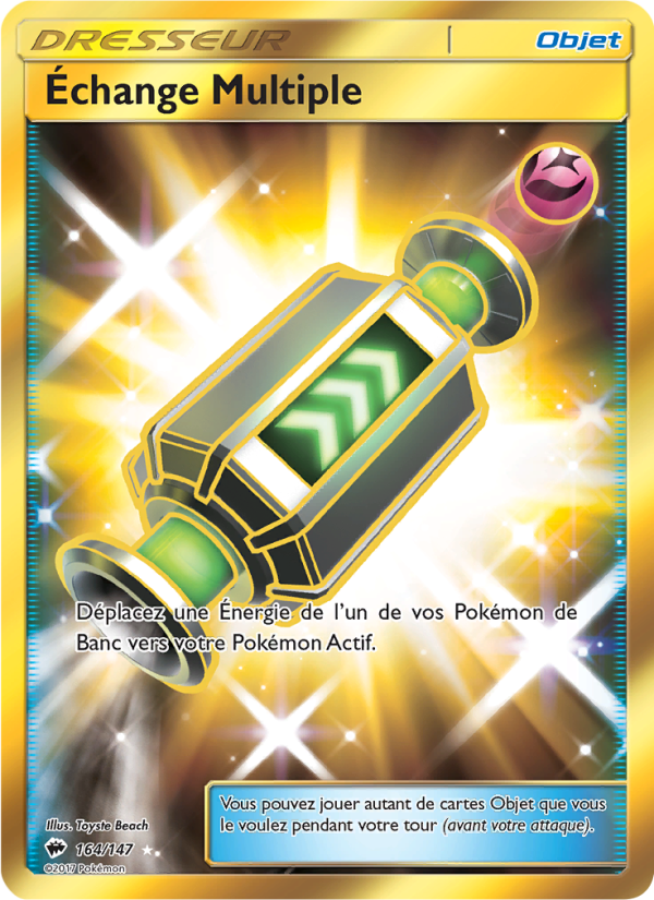 Échange Multiple 164 — Ombres Ardentes (French Pokémon TCG card)