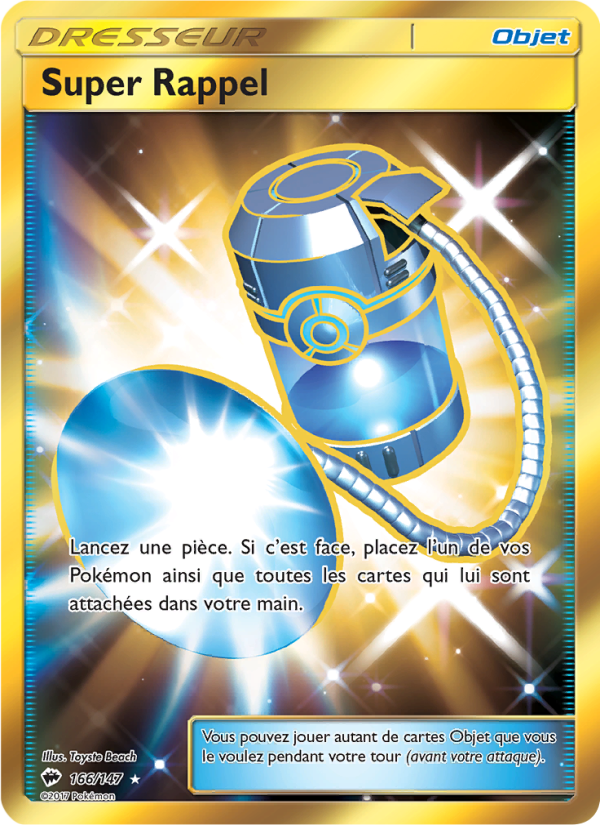 Super Rappel 166 — Ombres Ardentes (French Pokémon TCG card)