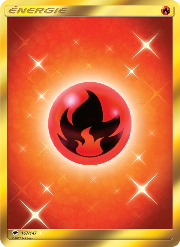 Énergie Feu 167 — Ombres Ardentes (French Pokémon TCG card)