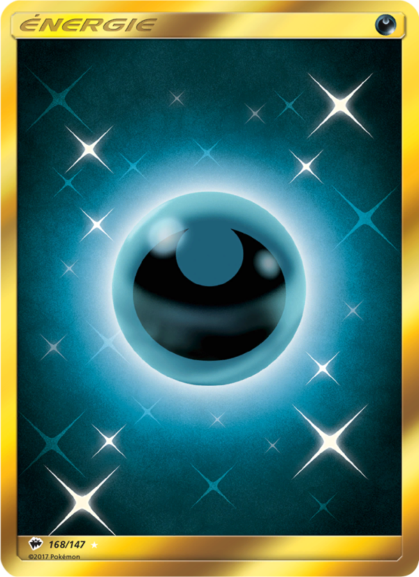 Énergie Obscurité 168 — Ombres Ardentes (French Pokémon TCG card)