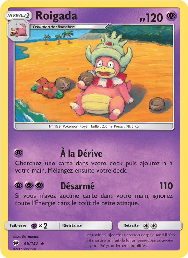 Roigada 48 — Ombres Ardentes (French Pokémon TCG card)