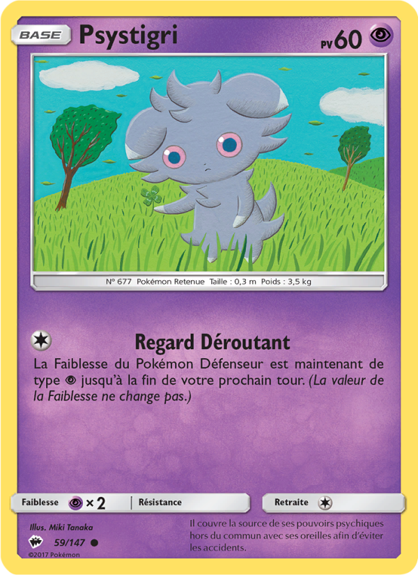 Psystigri 59 — Ombres Ardentes (French Pokémon TCG card)