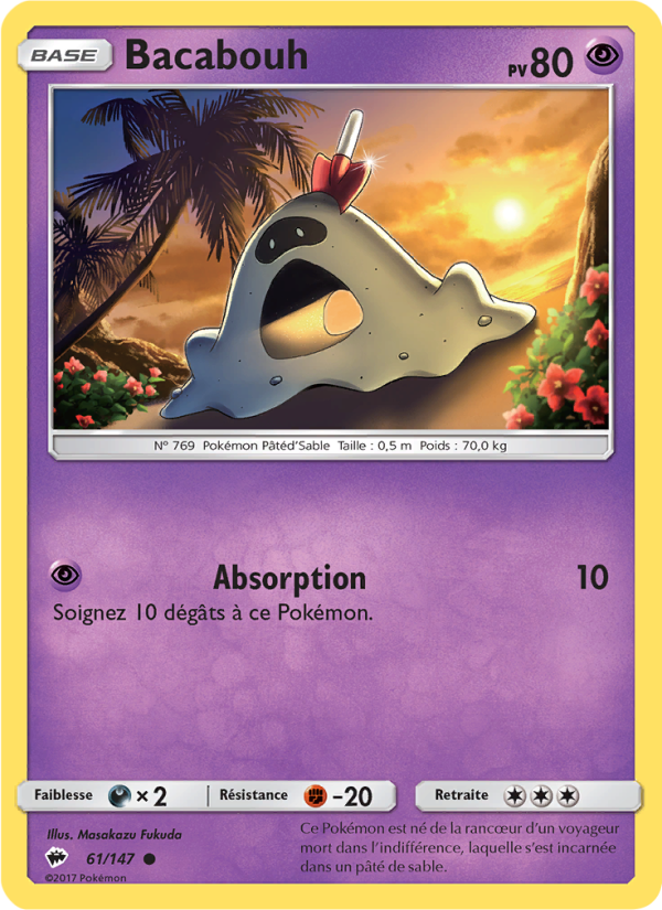 Bacabouh 61 — Ombres Ardentes (French Pokémon TCG card)