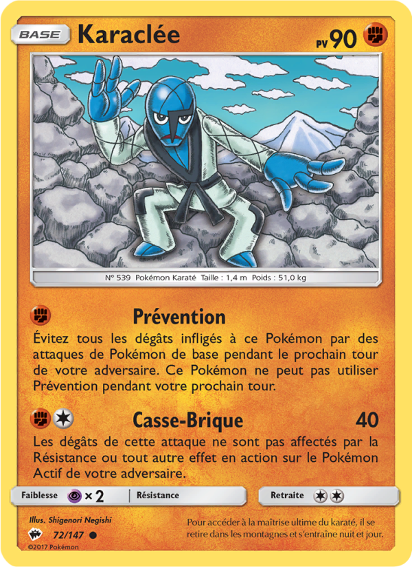 Karaclée 72 — Ombres Ardentes (French Pokémon TCG card)