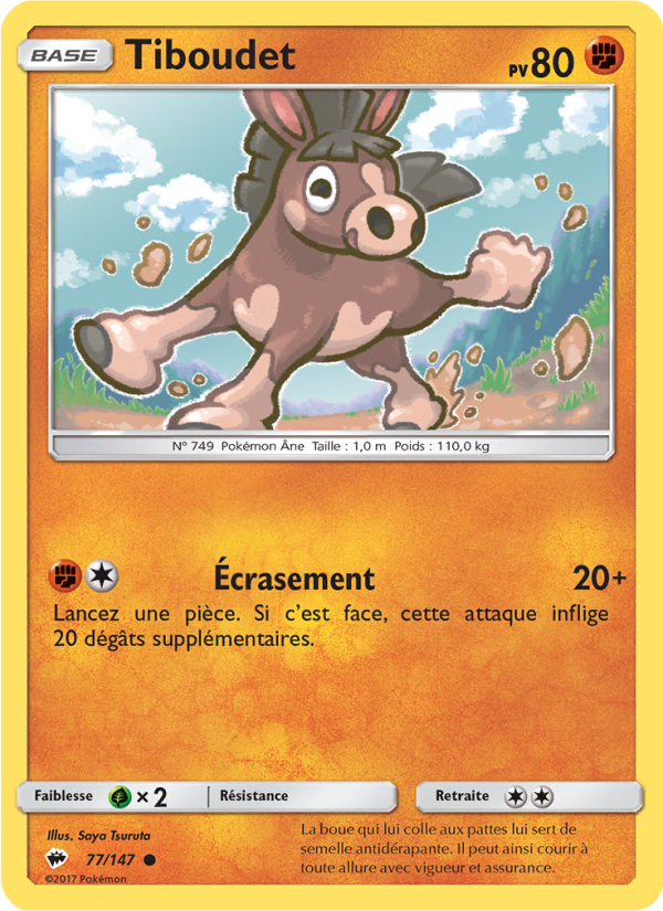 Tiboudet 77 — Ombres Ardentes (French Pokémon TCG card)