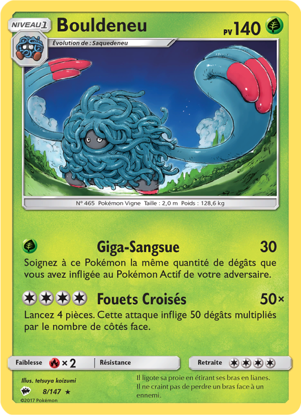 Bouldeneu 8 — Ombres Ardentes (French Pokémon TCG card)