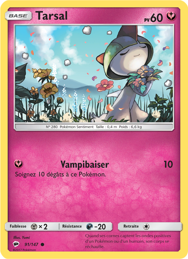 Tarsal 91 — Ombres Ardentes (French Pokémon TCG card)