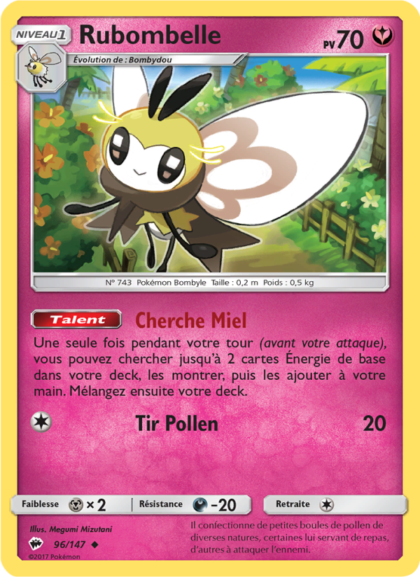 Rubombelle 96 — Ombres Ardentes (French Pokémon TCG card)