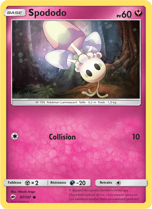 Spododo 97 — Ombres Ardentes (French Pokémon TCG card)