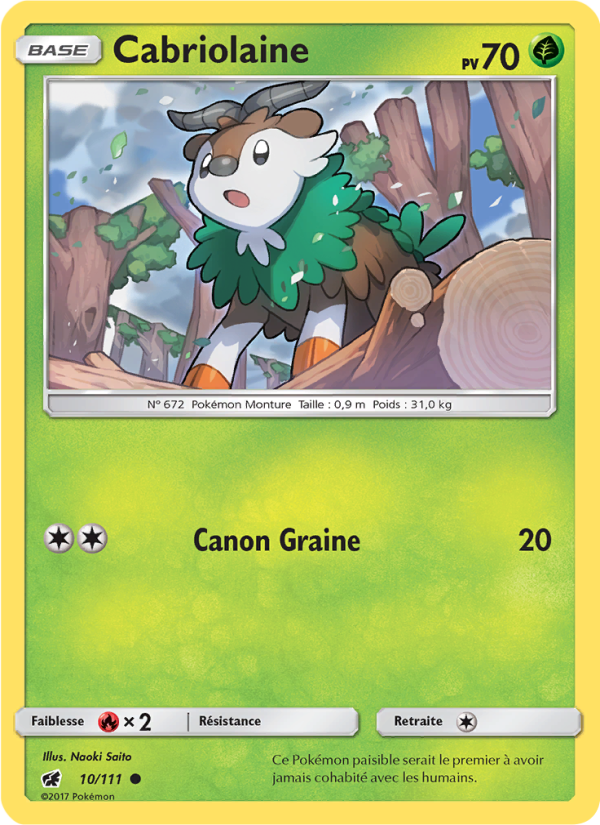 Cabriolaine 10 — Invasion Carmin (French Pokémon TCG card)