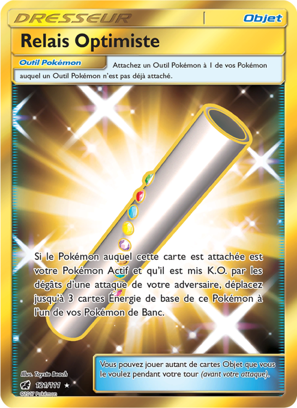 Relais Optimiste 121 — Invasion Carmin (French Pokémon TCG card)