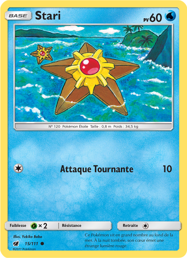 Stari 15 — Invasion Carmin (French Pokémon TCG card)
