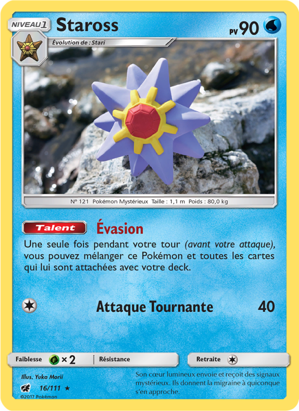 Staross 16 — Invasion Carmin (French Pokémon TCG card)