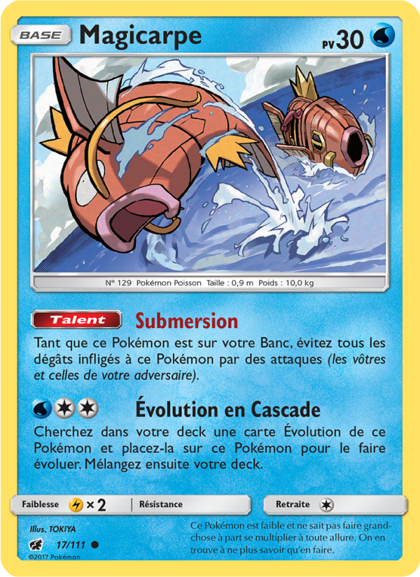 Magicarpe 17 — Invasion Carmin (French Pokémon TCG card)