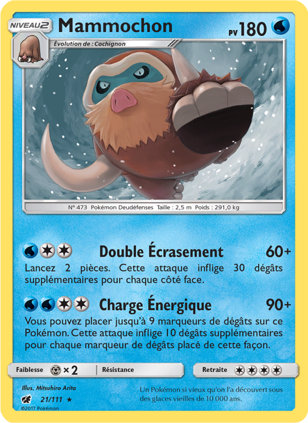 Mammochon 21 — Invasion Carmin (French Pokémon TCG card)