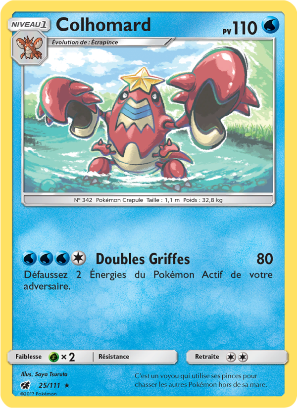 Colhomard 25 — Invasion Carmin (French Pokémon TCG card)