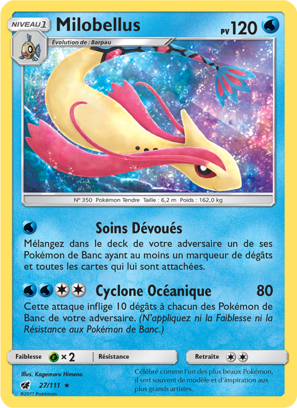 Milobellus 27 — Invasion Carmin (French Pokémon TCG card)