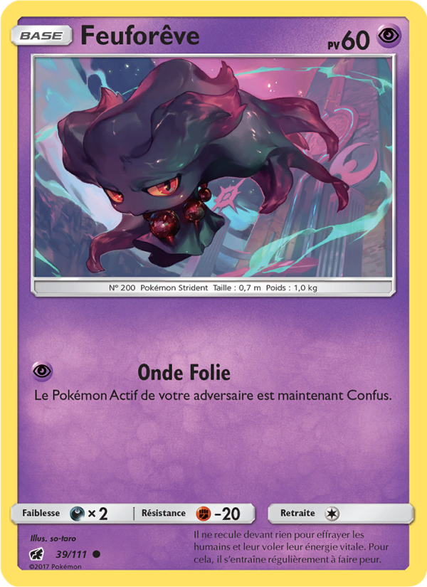 Feuforêve 39 — Invasion Carmin (French Pokémon TCG card)