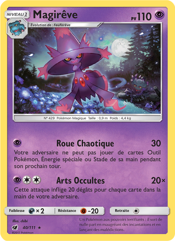 Magirêve 40 — Invasion Carmin (French Pokémon TCG card)